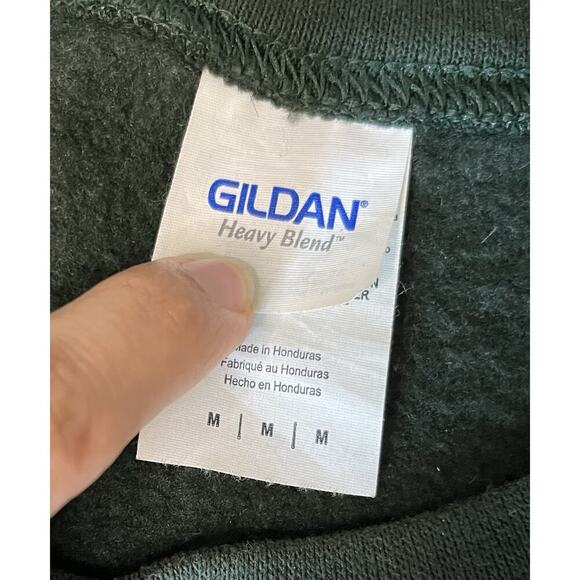 Amsterdam Holland Graphic Sweatshirt Green Gildan Heavy Blend Size M Unisex - Picture 2 of 6